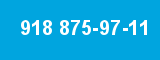 918 875-97-11 918 875-97-11